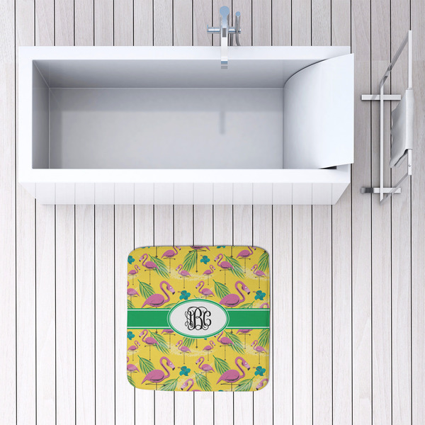 Pink Flamingo 48x48 Foam Memory Mat - LIFESTYLE