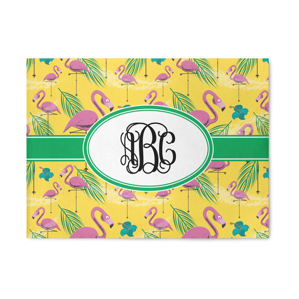 Custom Pink Flamingo Area Rug (Personalized)