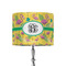 Pink Flamingo 8" Drum Lamp Shade - Fabric (Personalized)
