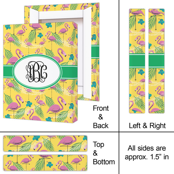 Pink Flamingo 8x10 - Canvas Print - Approval