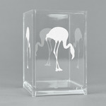 Pink Flamingo Acrylic Pen Holder