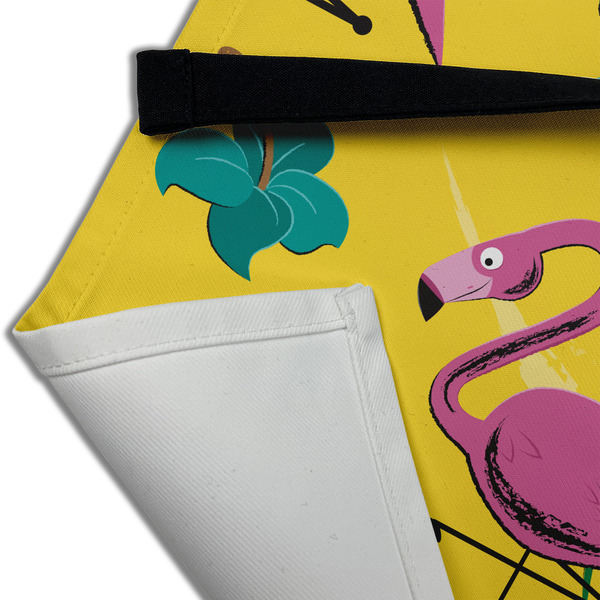 Pink Flamingo Apron - (Detail)