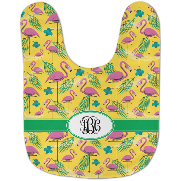Pink Flamingo Baby Bib - AFT flat