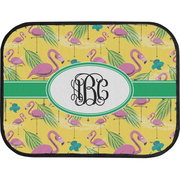 Pink Flamingo Custom Car Floor Mats (Back Seat)
