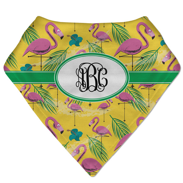 Custom Pink Flamingo Bandana Bib (Personalized)