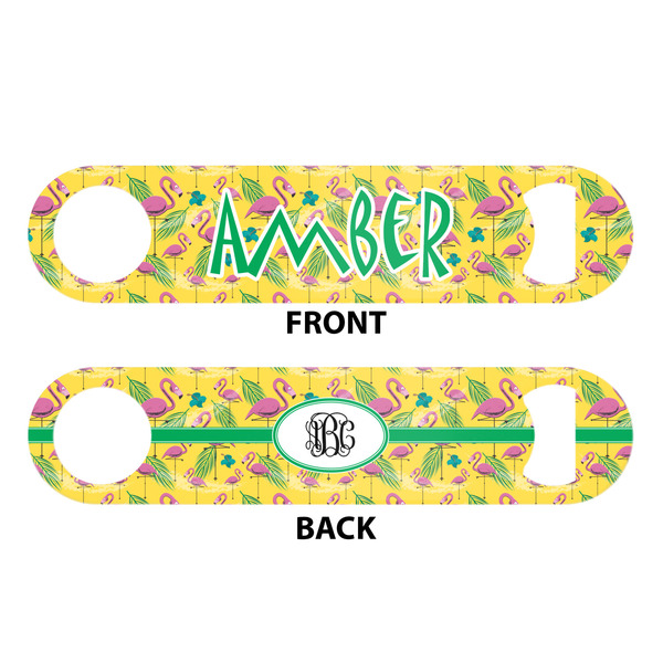 Pink Flamingo Bar Bottle Opener - White - Approval