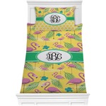 Pink Flamingo Comforter Set - Twin (Personalized)
