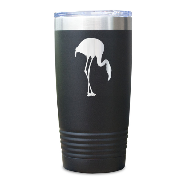 Pink Flamingo Black Polar Camel Tumbler - 20oz - Single Sided - Approval