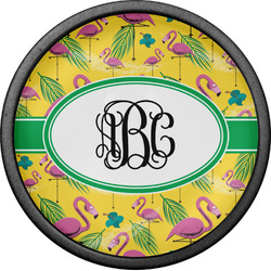 Pink Flamingo Cabinet Knob (Black) (Personalized)