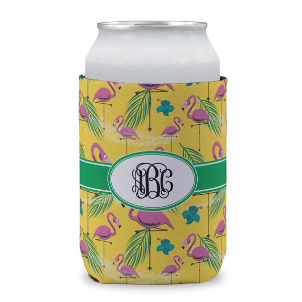 Pink Flamingo Can Sleeve