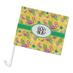 Pink Flamingo Car Flag (Personalized)
