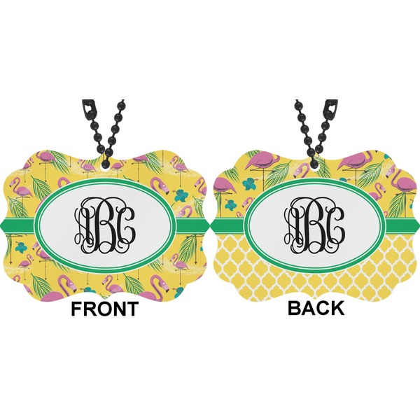 Pink Flamingo Car Ornament (Approval)