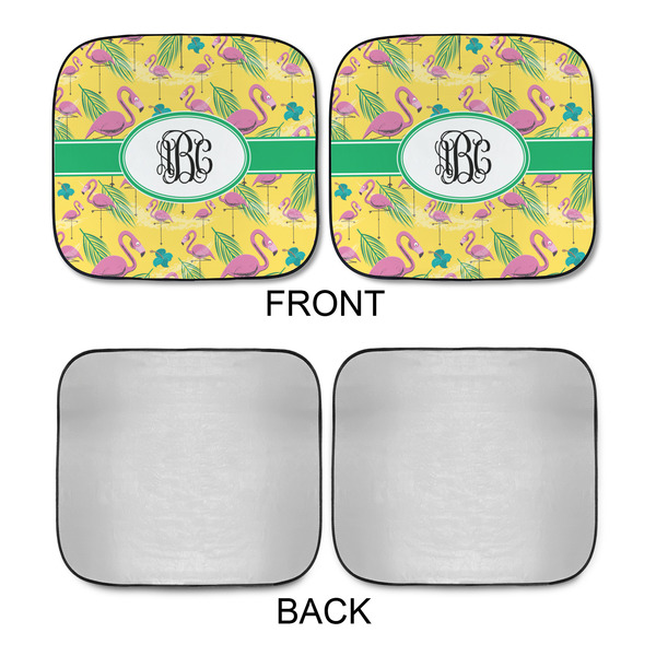 Pink Flamingo Car Sun Shades - APPROVAL