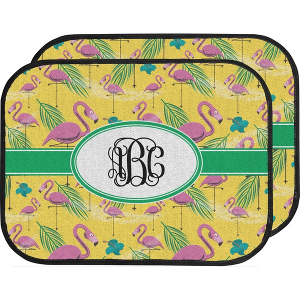 Pink Flamingo Custom Car Floor Mats Set (2Front & 2Back)