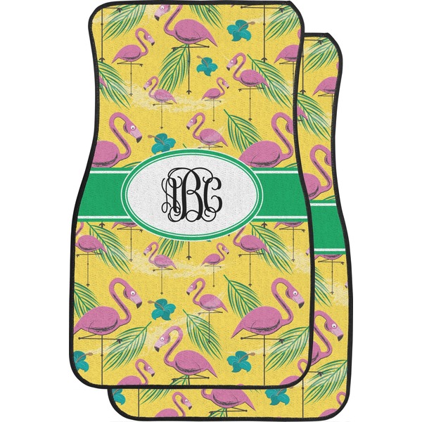 Pink Flamingo Custom Car Floor Mats Set (2Front & 2Back)
