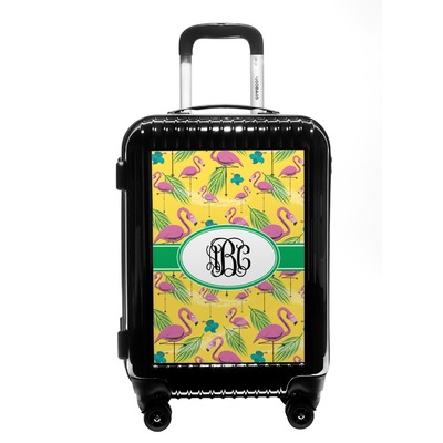 Pink Flamingo Carry On Hard Shell 