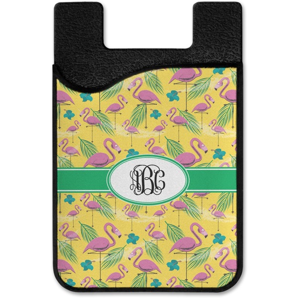 Pink Flamingo Cell Phone Credit Card Holder