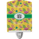 Pink Flamingo Ceramic Night Light (Personalized)