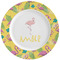Pink Flamingo Ceramic Dinner Plates (Set of 4)