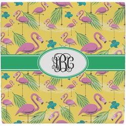 Pink Flamingo Ceramic Tile Hot Pad (Personalized)