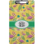 Pink Flamingo Clipboard (Legal Size) (Personalized)