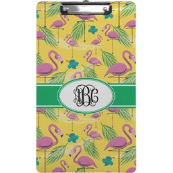 Pink Flamingo Clipboard (Legal Size) (Personalized)