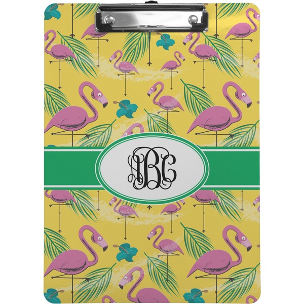 Custom Pink Flamingo Clipboard (Personalized)
