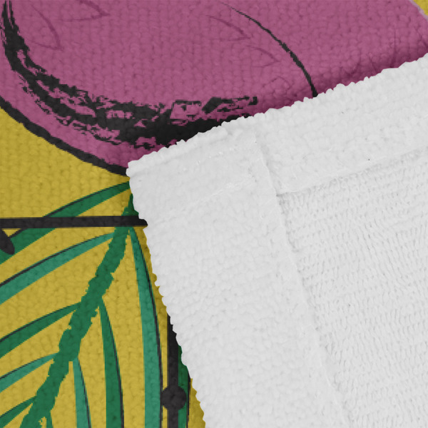 Pink Flamingo Close up of Fabric