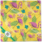 Pink Flamingo Cloth Napkins - Personalized Dinner (Full Open)