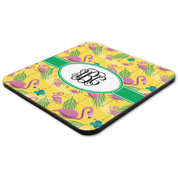 Pink Flamingo Coaster Set - FLAT (one)
