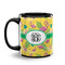 Pink Flamingo Coffee Mug - 11 oz - Black