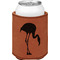 Pink Flamingo Leatherette Can Sleeve - Single Sided