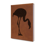 Pink Flamingo Leatherette Journal (Personalized)