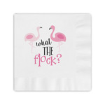 Pink Flamingo Coined Cocktail Napkins