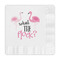 Pink Flamingo Embossed Decorative Napkins