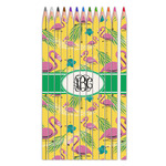 Pink Flamingo Colored Pencils (Personalized)