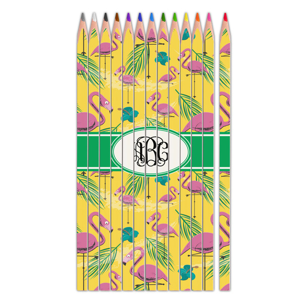 Custom Pink Flamingo Colored Pencils (Personalized)