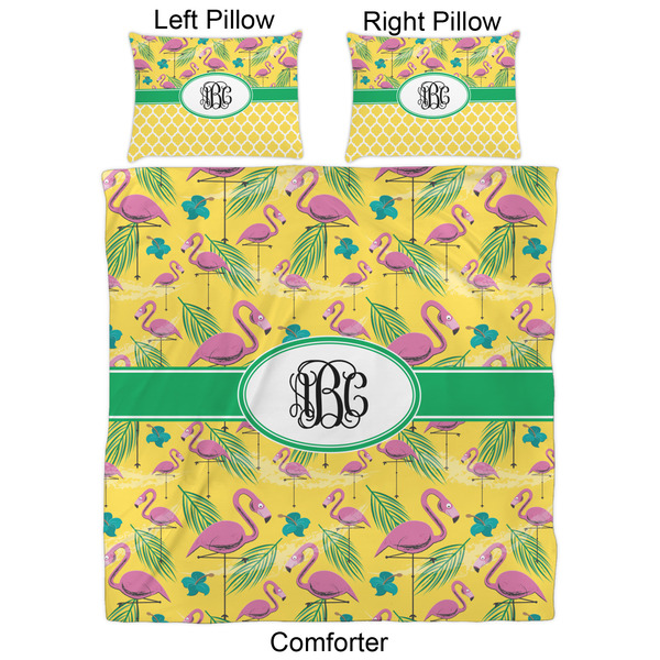 Pink Flamingo Comforter Set - Queen - Approval