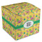 Pink Flamingo Cube Favor Gift Box - Front/Main