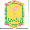 Pink Flamingo Custom Shape Iron On Patches - L - APPROVAL