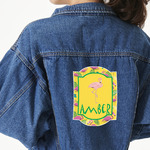 Pink Flamingo Large Custom Shape Patch - 2XL (Personalized)