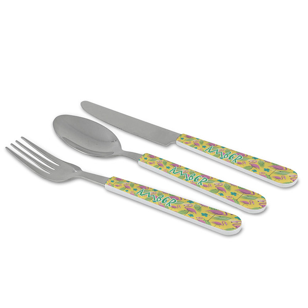 Pink Flamingo Cutlery Set - MAIN