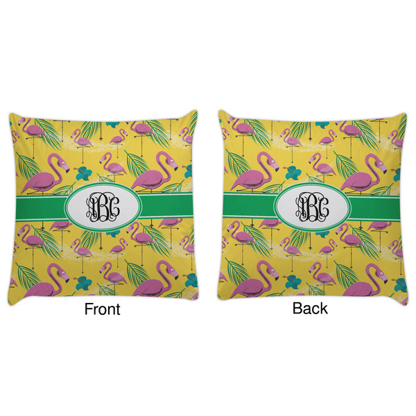 Pink Flamingo Decorative Pillow Case - Approval