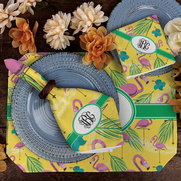 Pink Flamingo Dining Set