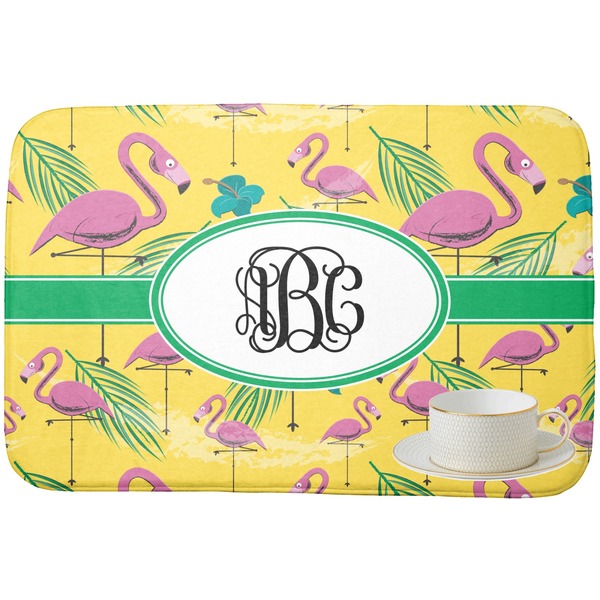 Pink Flamingo Dish Drying Mat