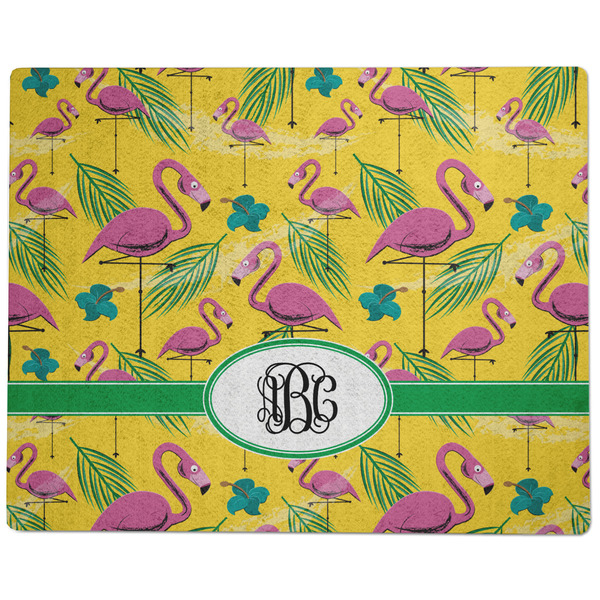 Pink Flamingo Dog Food Mat - Large without Bowls