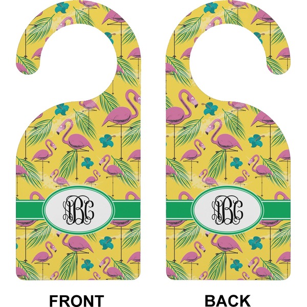 Pink Flamingo Door Hanger (Approval)