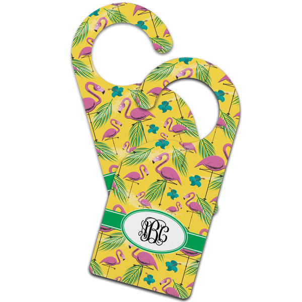 Pink Flamingo Door Hanger - MAIN