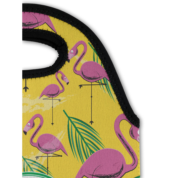 Pink Flamingo Double Wine Tote - Detail 1 (new)