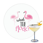 Pink Flamingo Printed Drink Topper